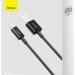 Кабель Baseus Superior Series (Быстрая зарядка) (USB - Lightning) (2.4A) (2m) (Черный)#2149798