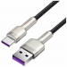 Кабель Baseus Cafule Series Metal Data (USB-A / USB-C) (66W) (1m) (Черный)#2149780