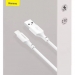 Кабель Baseus Simple Wisdom Data Kit (USB A / USB-C) 5A (2PCS/Set）(1.5m) (Белый)#2149796