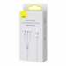 Кабель Baseus Flash Series Ⅱ (3в1)(Быстрая зарядка)(USB A-Micro/Lightning/USB-C)(100W) 1.2m(Фиолет)#2151706