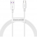 Кабель Baseus Superior Series (Быстрая зарядка) (USB A - USB C) (66W) (1m) (Белый)#2149801