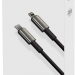 Кабель Baseus Tungsten Gold (Быстрая зарядка) (USB-C / Lightning) (PD 20W) (2m) (Черный)#2151714