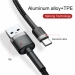 Кабель Baseus cafule (USB-A / USB-C) (3A) (1m) (Серый/Черный)#2151703