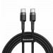 Кабель Baseus Cafule (Быстрая зарядка) (USB-C / USB-C) (PD 2.0 60W) (Черный)#2152958