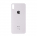 Задняя крышка (стекло) Узкий вырез iPhone XS Max Оригинал (Silver)#2182390