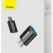 Адаптер-переходник Baseus Ingenuity Series Mini OTG (USB C - USB A 3.1) (Черный)#2149740