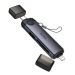Кард-ридер Hoco HB56B Victory Type-C/iP 3-in-1 (metal grey) (243874)#2151309