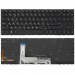 Клавиатура HP Omen 16-wf черная с белой подсветкой#2151394
