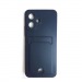 Чехол силиконовый Tecno Spark Go 2/Spark 40C/Smart 10 матовый цветной с визитницей синий#2152393
