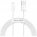 Кабель Baseus Superior Series (Быстрая зарядка) (USB - Lightning) (2.4A) (1m) (Белый)#2152754