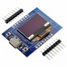 Платы отладочные NONAME ESP32-C3FH4 Отладочная платаWi-Fi/Bluetooth BLE 5 с OLED 0,96" белый SSD1315 (Type-C)#2153255