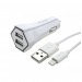 ASPOR Автомобильное зарядное устройство 2USB + USB - Lightning2400mA (A901) ASPOR#2162687