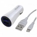 ASPOR Автомобильное зарядное устройство 2USB + USB - Lightning2400mA (A902C) ASPOR#2162686