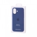Чехол Силиконовый Magsafe iPhone 17 (С анимацией) (С кнопкой) (Синий)#2154040