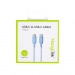 Кабель MangoTek MCC11 (USB-C / USB-C) (60W) (1,2м) (Нейлон) (Blue)#2154897