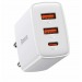 СЗУ Baseus Cube Pro (Быстрая зарядка) (USB C+USB A) (30W EU) (Белый)#2154926
