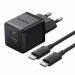 СЗУ Baseus Palm (C+U 30W EU) (Быстрая зарядка) (С кабелем USB-C to USB-C 60W (20V/3A) (Черный)#2154925