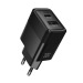 Адаптер Сетевой Hoco CS112A USB/Type-C 30W (black) (244466)#2160944