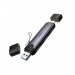 Кард-ридер Hoco HB56 Victory USB/Type-C 3-in-1 (metal grey) (243872)#2155156