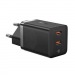 СЗУ Baseus GaN5 Pro (Быстрая зарядка) (USB C+ USB C) (40W EU) (Черный)#2155158