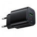 Адаптер Сетевой Borofone BAS83A Star USB/Type-C 20W (black) (243912)#2160939