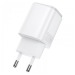 Адаптер Сетевой Borofone BAS83A Star USB/Type-C 20W (white) (243913)#2160933