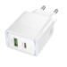 Адаптер Сетевой Hoco CS112A USB/Type-C 30W (white) (244467)#2160934