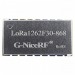 Модули беспроводные, радио G-NiceRF SX1262 МодульLoRa1262F30-868 (TCXO 0,5ppm) цифрового трансивера LoRa с SPIинтерфейсом F=868МГц U=5В 33dBm (2Вт)#2156848