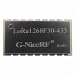 Модули беспроводные, радио G-NiceRF SX1268 МодульLoRa1268F30-433 цифрового трансивера LoRa с SPI интерфейсомF=433МГц U=5В 33dBm (2Вт)#2156847