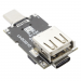 Модули зарядки NONAME Модуль триггера быстрой зарядки LX-QC03-V2Type-C(f)-Type-C(m)/USB-A(m)  QC2.0/QC3.0  Uвых=5/9/12/20В Imax=5А#2156802