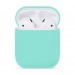 Чехол для APPLE Airpods 2 (силикон, матовый, бирюзовый)#2162695