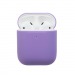 Чехол для APPLE Airpods 2 (силикон, матовый, пурпурный)#2162427