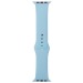 Ремешок для Apple Watch 38mm/40mm/41mm (силикон,небесно-голубой), размер M/L#2156943