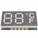 Индикаторы светодиодные NONAME GS4023AB-G (Синий) Цифровойиндикатор температуры SMD 0,4" 2 разряда ОА#2157284