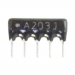 Резисторные сборки NONAME AH05-A203J Резисторная сборка 4x20 кОм5%#2161326