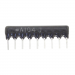 Резисторные сборки NONAME AH09-A104J Резисторная сборка 8x100кОм 5%#2161786