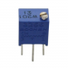 Резисторы подстроечные BOCHEN 3266W-201 Резистор подстроечныймногооборотный 200 Ом 10%#2161590