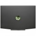 Крышка матрицы для ноутбука HP Pavilion Gaming 15-dk черная (зеленый логотип)#2158843
