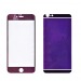 Защитное стекло для iPhone 6 Plus/6S Plus (3D переднее+заднее) (фиолетовый)#2159123