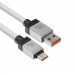 Кабель Baseus CoolPlay Series 100W (Быстрая зарядка) (USB A - USB C) (1m) (White)#2160156