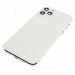 Задняя крышка для iPhone 11 Pro (серебро) в сборе, ориг#2160760