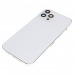 Задняя крышка для iPhone 12 Pro Max (серебро) в сборе, ориг#2160738