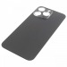 Задняя крышка для iPhone 15 Pro Max (черный) с широкимиотверстиями, ориг#2165021