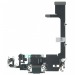 Шлейф для iPhone 11 Pro + разъем зарядки + микрофон (зеленый),оригинал (снятый)#2162577