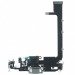 Шлейф для iPhone 11 Pro Max + разъем зарядки + микрофон (серебро),оригинал (снятый)#2162569