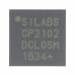 Интерфейсы SILABS CP2102-GMR (VFQFN-28) Контроллер USB-UART#2179081