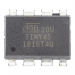 Микроконтроллеры Microchip ATtiny45-20PU (DIP-8) Микроконтроллер8-Бит, AVR#2174187