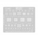 Трафарет UBGA7Gen1/680/775G/778G/SM7450/SM6225/SM7350/SM7315/SM7325(U-QSD8) AMAOE#2163959