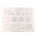Трафарет UBGA990/HI3690/HI6363/HI6526/HI6405/HI6422/HI9500-V100/RAM376 (U-HIS4)AMAOE#2163389
