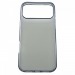Задняя накладка для iPhone 17 Pro Max  (ультратонкая, защита ототпечатков пальцев, силиконовая), прозрачно - черная (Guardian) (FullCase) KZDOO#2163741
